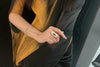 OLIO E ACETO Black Hole Wide Ring OA08F08 POEA4